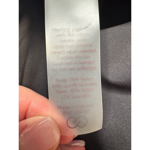 Cali Inspire Short Bodysuit Pure Black Size XXL Pockets NWT $108 Carrie Underwoo - Picture 8 of 11